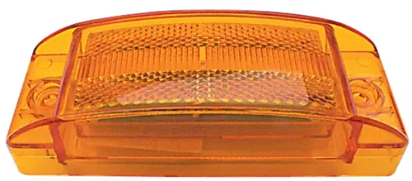 6 x 2 Inch Amber 10-LED Marker Light with Reflector