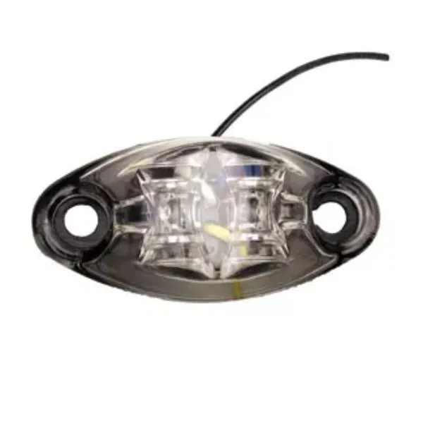 Dragon Eyes™ Amber LED Marker Light – 2 Diodes, Clear Lens, 1-Wire