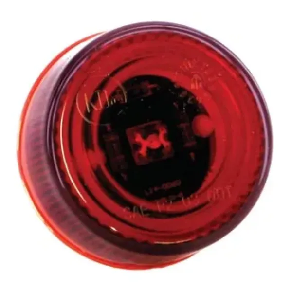 2 Inch Round Red 1 LED Marker Light