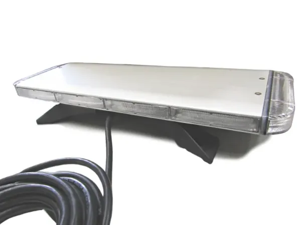 24 Inch Class I LED Warning Light Bar – Blue, Clear Lens, 12-24V, 15 Flash Patterns, IP67