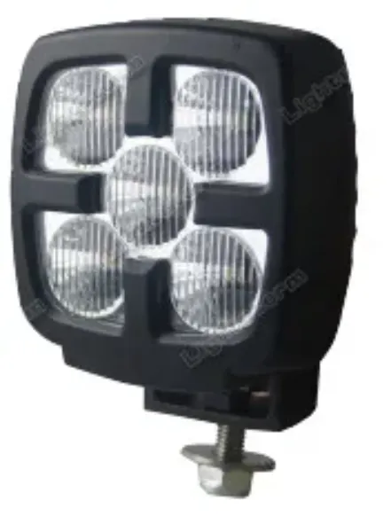 25W 5-Diode LED Work Light – 2,200 Lumens, 9–80V