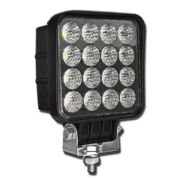 48W LED Spot Work Light – 3,520 Lumens, 12–48V, Aluminum Housing