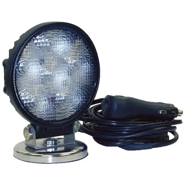 18W Magnetic LED Flood Work Light – 1,350 Lumens, 12V/24V Portable Work Light
