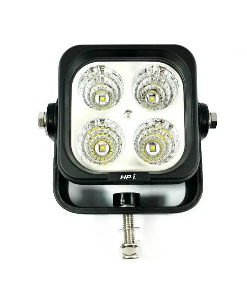 40W LED Search Light – 3,600 Lumens, Flood Beam, 9–32V with Deutsch Connector