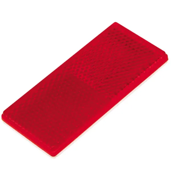 3-3/16 x 1-7/16 Inch Red Reflector – Adhesive Backed