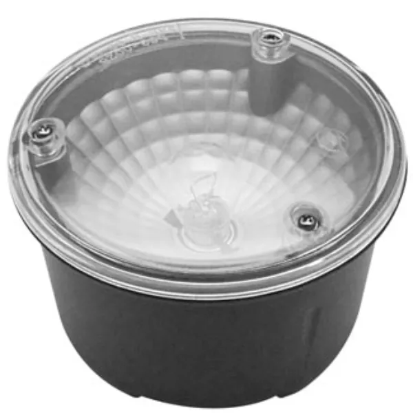 4-Inch Round Clear Backup Light – Canister Style, 2-Post Mount