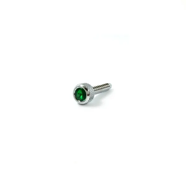 Freightliner Chrome Dash Screw Green Jewel Accent