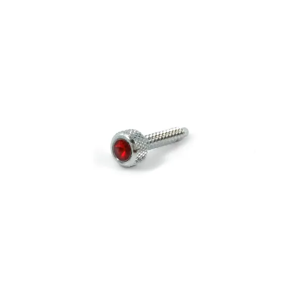 Freightliner Chrome Dash Screw Red Jewel Accent