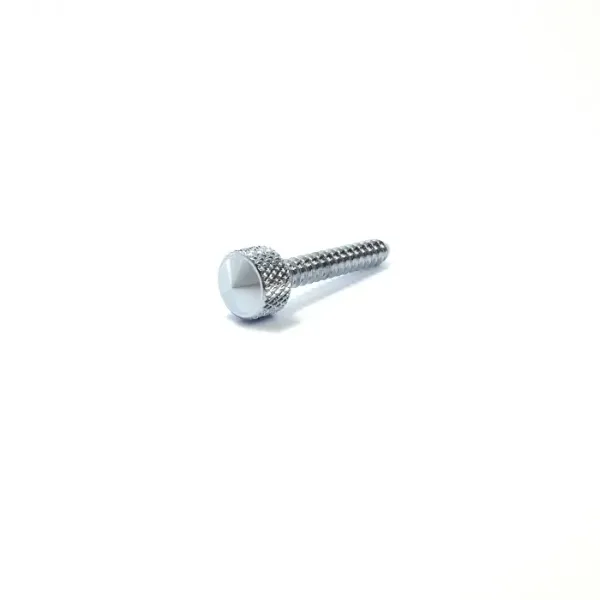 Freightliner Chrome Dash Screw – Knurled Head, No Jewel