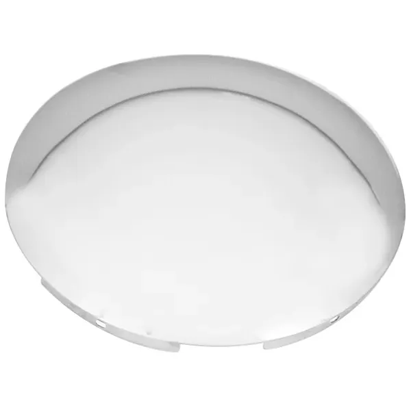 Front Baby Moon Hub Cap – 22.5" & 24.5" Wheels, 4-Tab, 220mm Bore, Stainless Steel