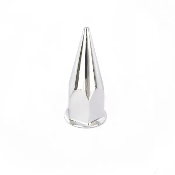 M14 x 1.5 Ram Lug Nut and Jam Nut Cover ABS Chrome Spike Style