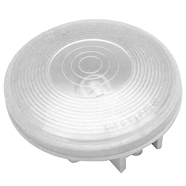 4" Round White Incandescent Backup Light – Standard Plug, Grommet Mount