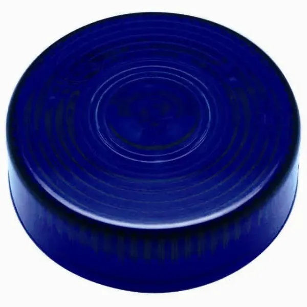 2.5 Inch Round Blue LED Auxiliary Light – 13 Diodes with Capacitor for Police Applications