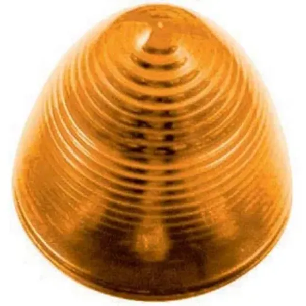 2.5" Round Amber LED Beehive Marker & Clearance Light – 13 Diode