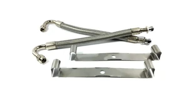 9 Inch Stainless Steel Valve Stem Extension Kit with 135° Angle