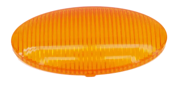 Oval Amber Replacement Lens for RV Porch Light