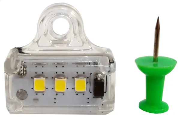 Compact Interior LED Utility Light – 3 SMD, 12V, 4500K Neutral White