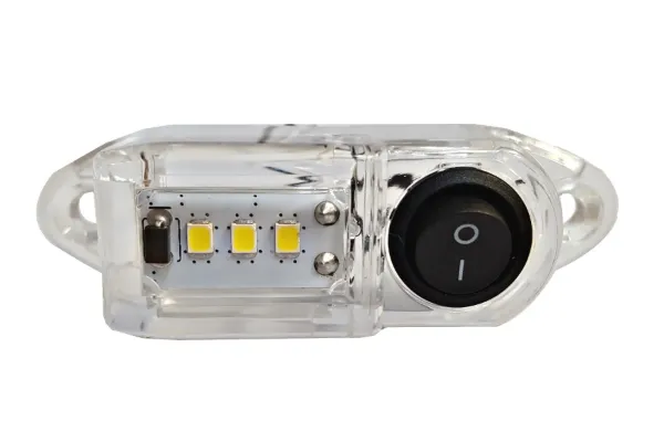 Compact Interior Utility LED Light 12 Volt 4500K 3 SMD With Switch