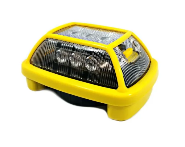 Warning 9 Amber LedMagnetic Mount 3 Aa Battery Operated Ip54 1 Pattern