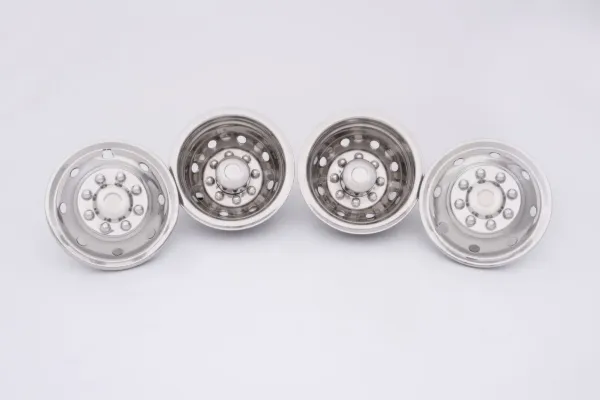 16 Inch x 6 Inch Universal Wheel Simulator Set – 8 Lug on 6.5 Inch, 8-Hole, 360° Retention
