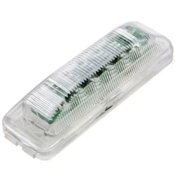 4 Inch Red Clear Lens 6-LED Marker Light