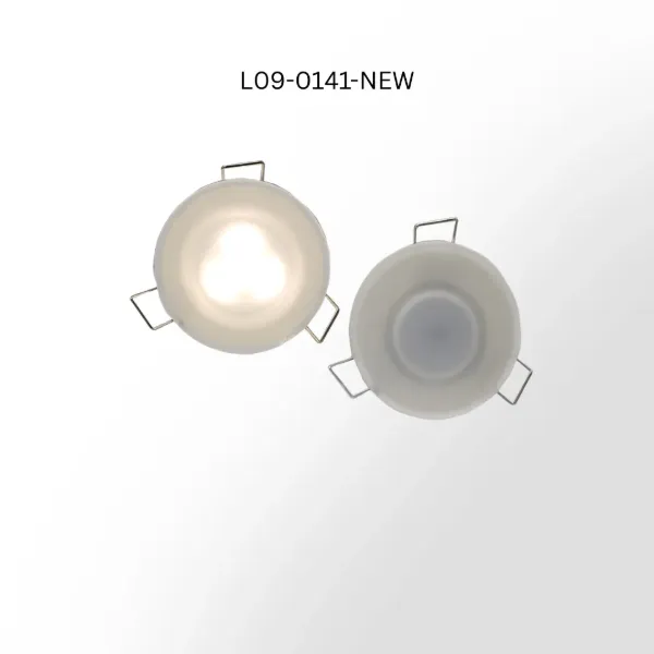 3-Inch Low Profile LED Downlight – 3500K Warm White, Glass Lens, Compression Mount