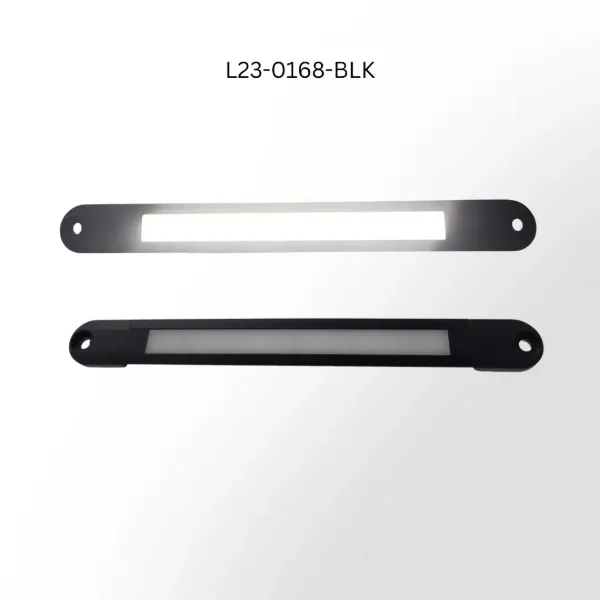 24-Inch Low-Profile High-Density LED Light Bar – 6000K Cool White, Black Housing with Mounting Flange