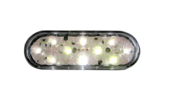 6" Oval White LED Backup Light – Trailer, RV & Truck Reverse Light