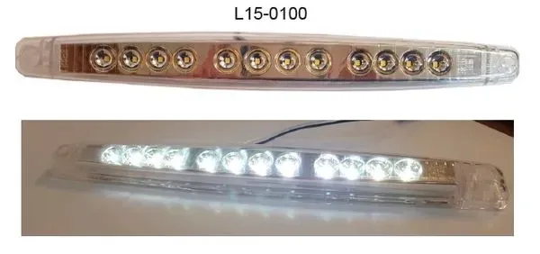 12" Signature Series White LED Backup Light Bar – 12 SMD Surface Mount with Weather Pack Connector