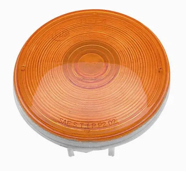 "Front Park/Turn 4"" Round Incandescent Amber Grommet Mount Std. Plug"