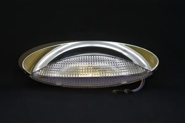 Euro Style Surface Mount Porch Light 18 SMD LED Chrome Bezel