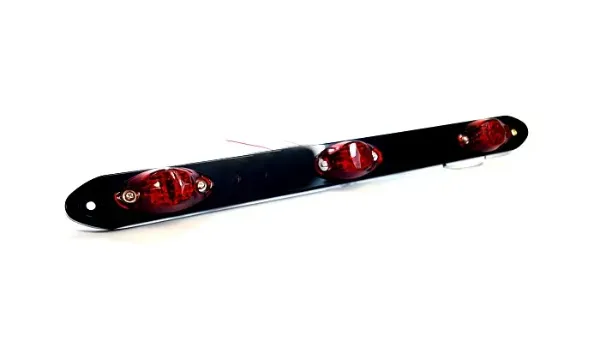Dragon Eyes™ Triple Red LED ID Bar – Black Base