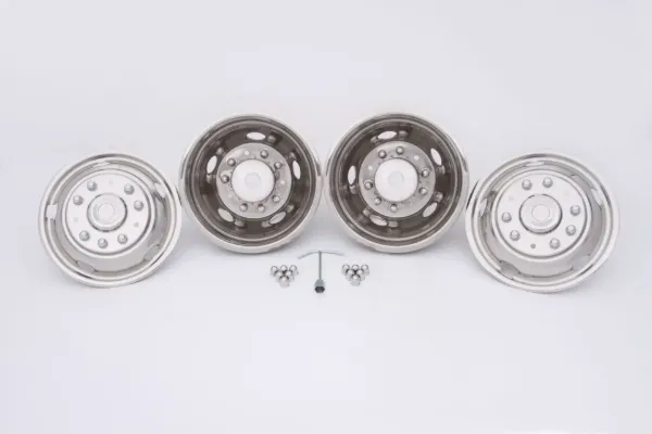 "Wheel Simulator Set 19.5"" X 6.75"" 10 Lug 225Mm Bolt Circle 5Hh Rv Set Over"