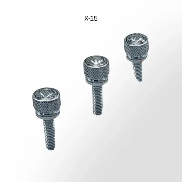 Kenworth Long Chrome Dash Screw Silver Jewel Accent