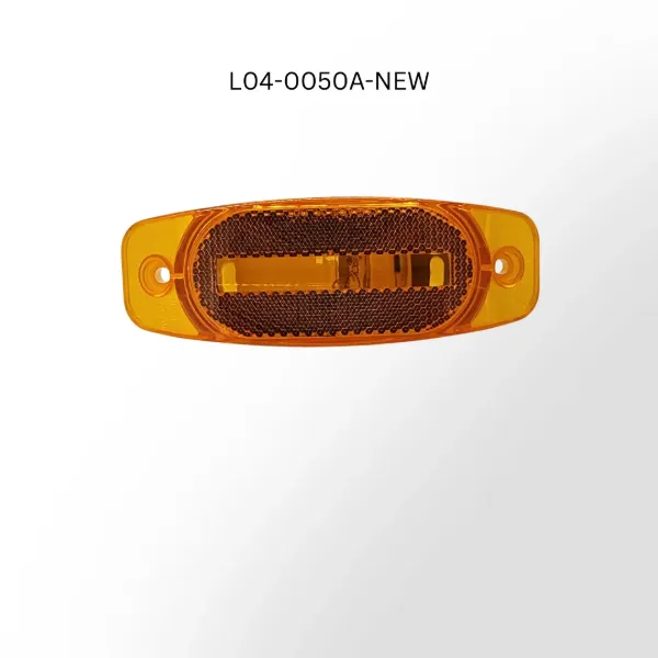 2" x 6" Amber Incandescent Trailer Marker & Clearance Light with Reflector