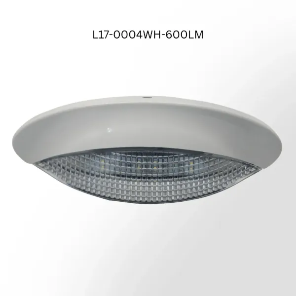 Euro Style Surface Mount Porch Light 18 SMD LED 600 Lumen White Bezel