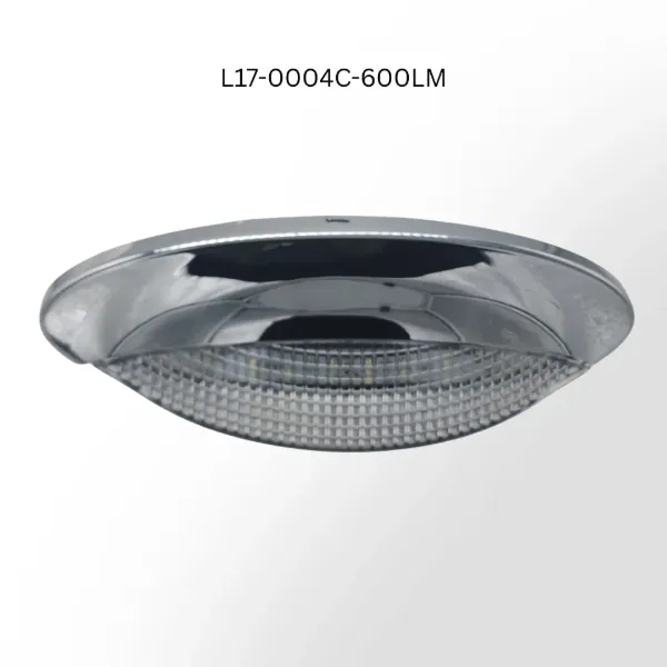 Euro Style Surface Mount Porch Light 18 SMD LED 600 Lumen Chrome Bezel