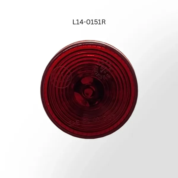 2 Inch Round Red LED Marker Light 9 SMD