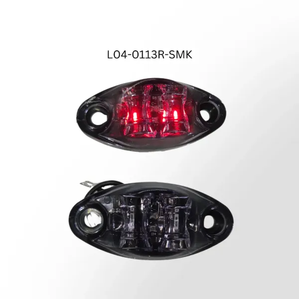 Dragon Eyes™ Pro Red LED Marker Light – Smoked Lens, 2-Wire