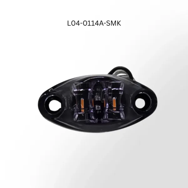 Dragon Eyes™ Amber LED Marker & Clearance Light – Smoked Lens, 2-Wire