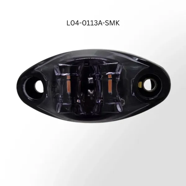 Dragon Eyes™ Amber LED Marker & Clearance Light – Smoked Lens, 1-Wire