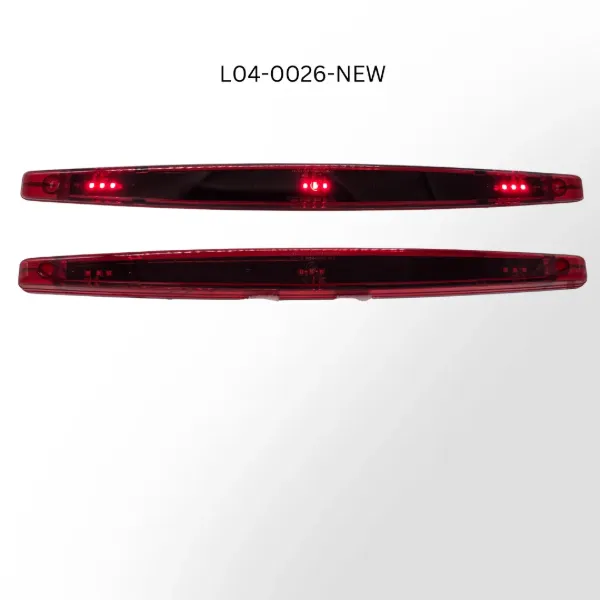 Kaper Signature Series 18 Inch Red LED Identification Light Bar – 9 SMD LEDs, Surface Mount