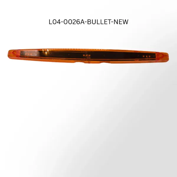 Kaper Signature Series 18 Inch Amber LED Identification Light Bar – 9 SMD LEDs with Bullet Connectors