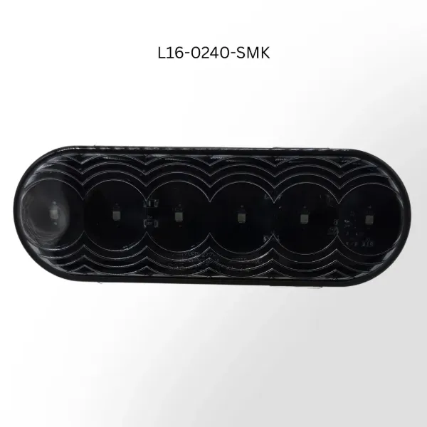 6-Inch Oval White LED Backup Light – Smoked Lens