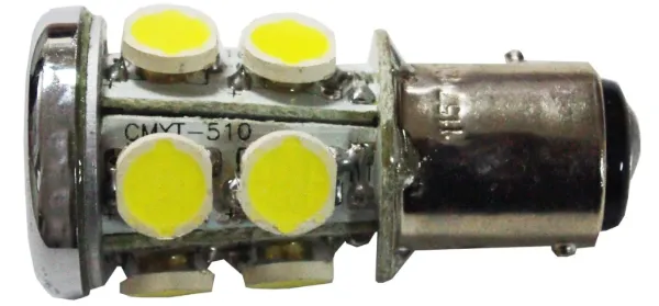 1157 LED Radial Tower Replacement Bulb 13 SMD Dual Contact – Dim White