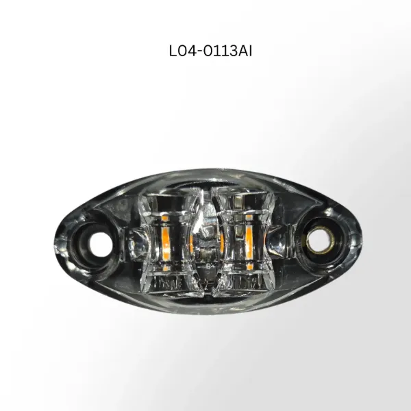 Dragon Eyes™ Pro Amber LED Marker Light – Clear Lens, 7.5mm, 1-Wire