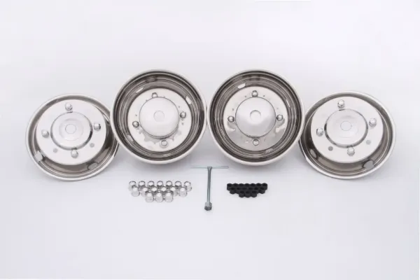 "Wheel Simulator Set 19.5"" 8/275Mm Bc 4H 32Mmln W/ 5.5"" Front Pop-Offs 2"" Logo Areas"