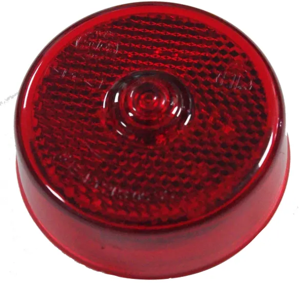 2.5" Round Red 5-LED Marker & Clearance Light with Reflector