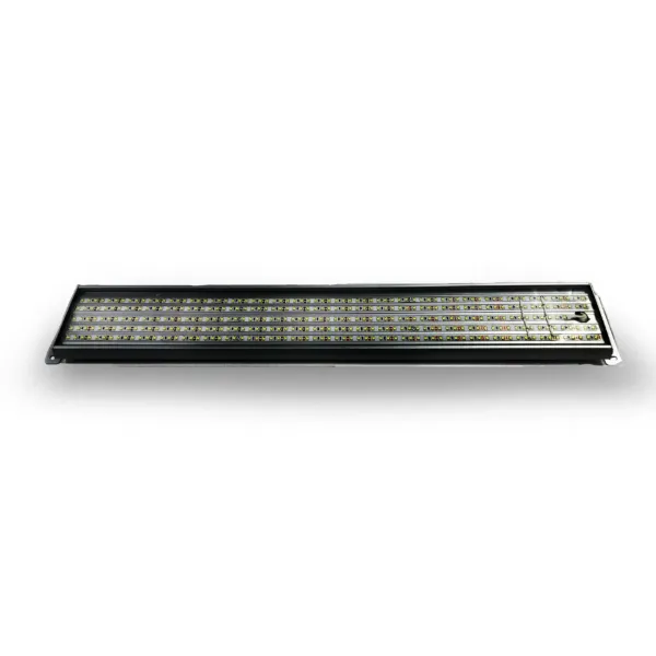 2-Foot Flat High-Output LED Utility Light Bar – 8,100 Lumens, Black Frame
