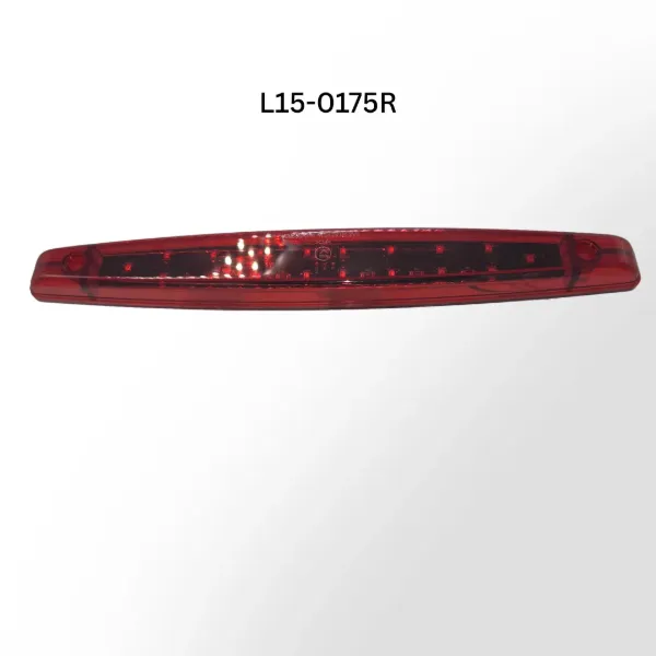 12" Signature Red LED Stop / Turn / Tail / Identification Light Bar – 18 SMD, Surface Mount, Hardwired